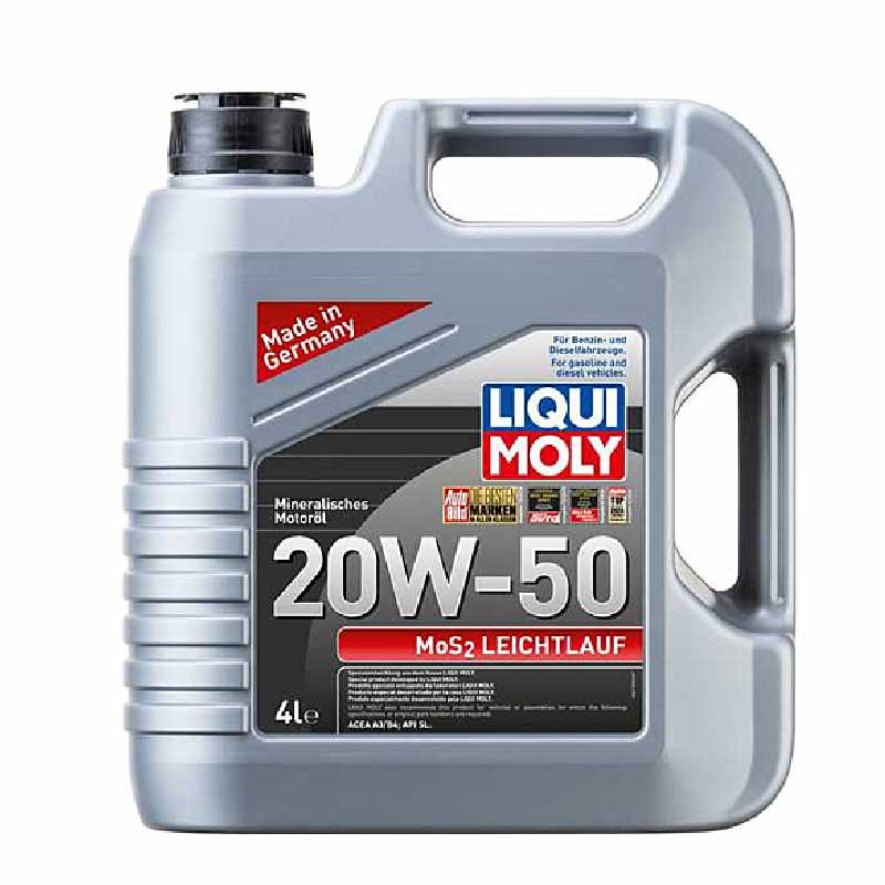 Lubricante LIQUI MOLY MoS2 20W-50 de 4 litros